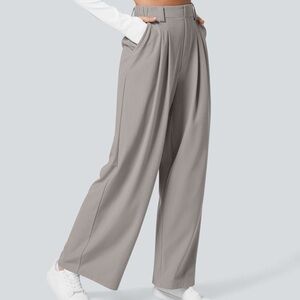 NWT Halara Flex™ High Waisted Side Pocket Wide Leg Waffle Work Pants
